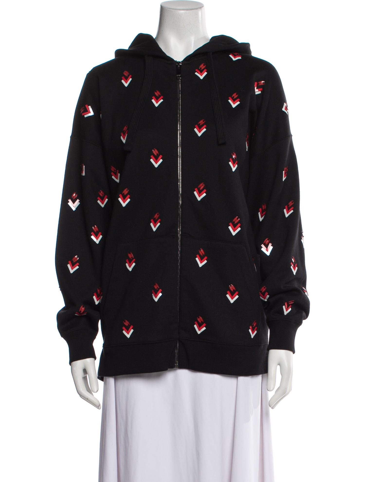 Valentino Printed Mock Neck Sweatshirt