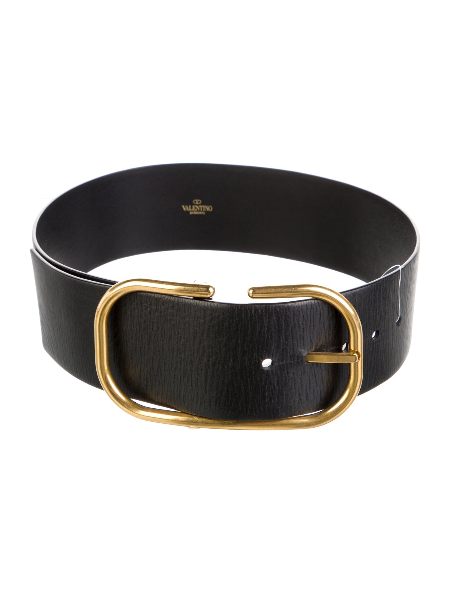 Valentino Wide Leather Belt
