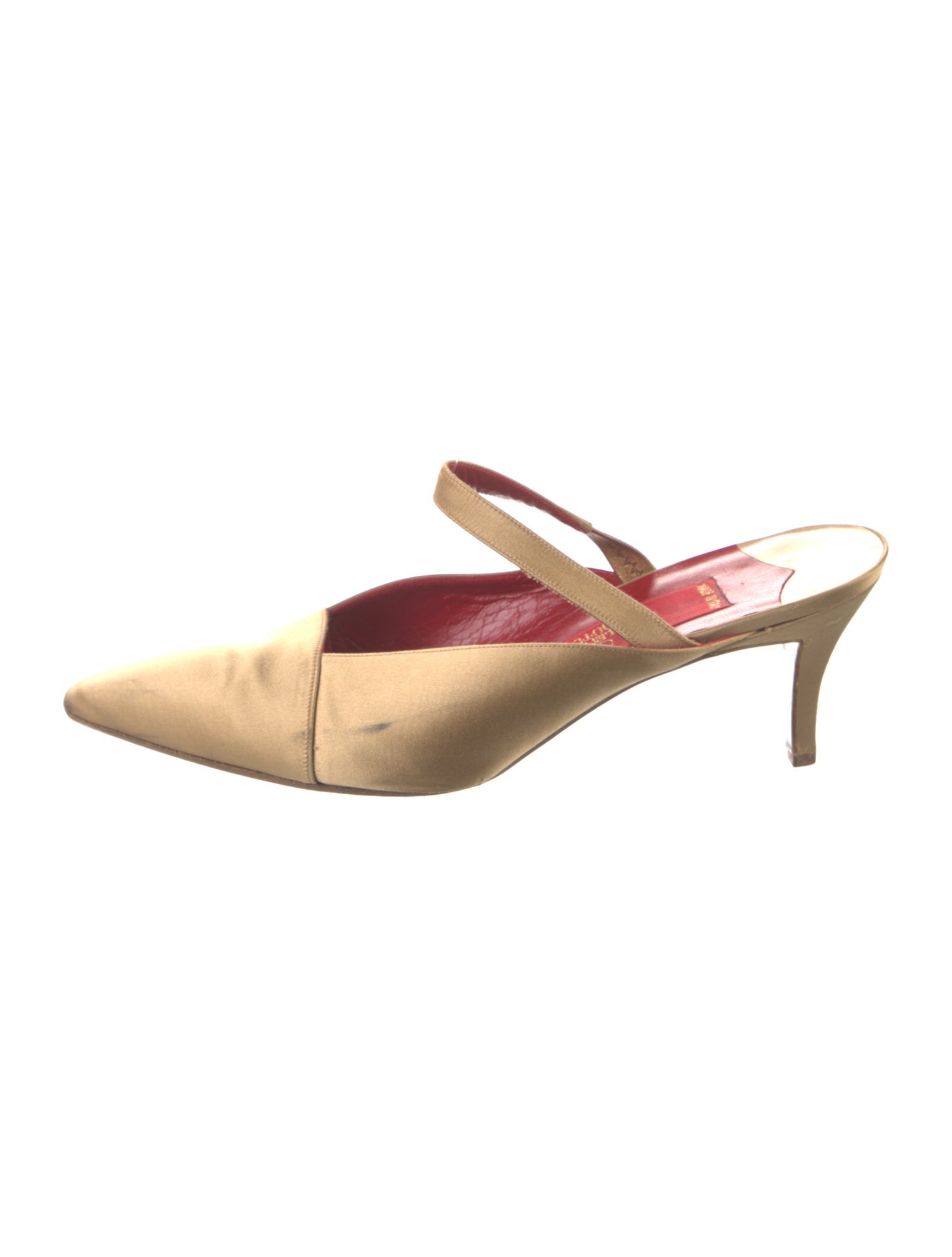 Valentino Couture Vintage Satin Mules