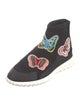 Valentino Printed Embroidered Accent Sock Sneakers