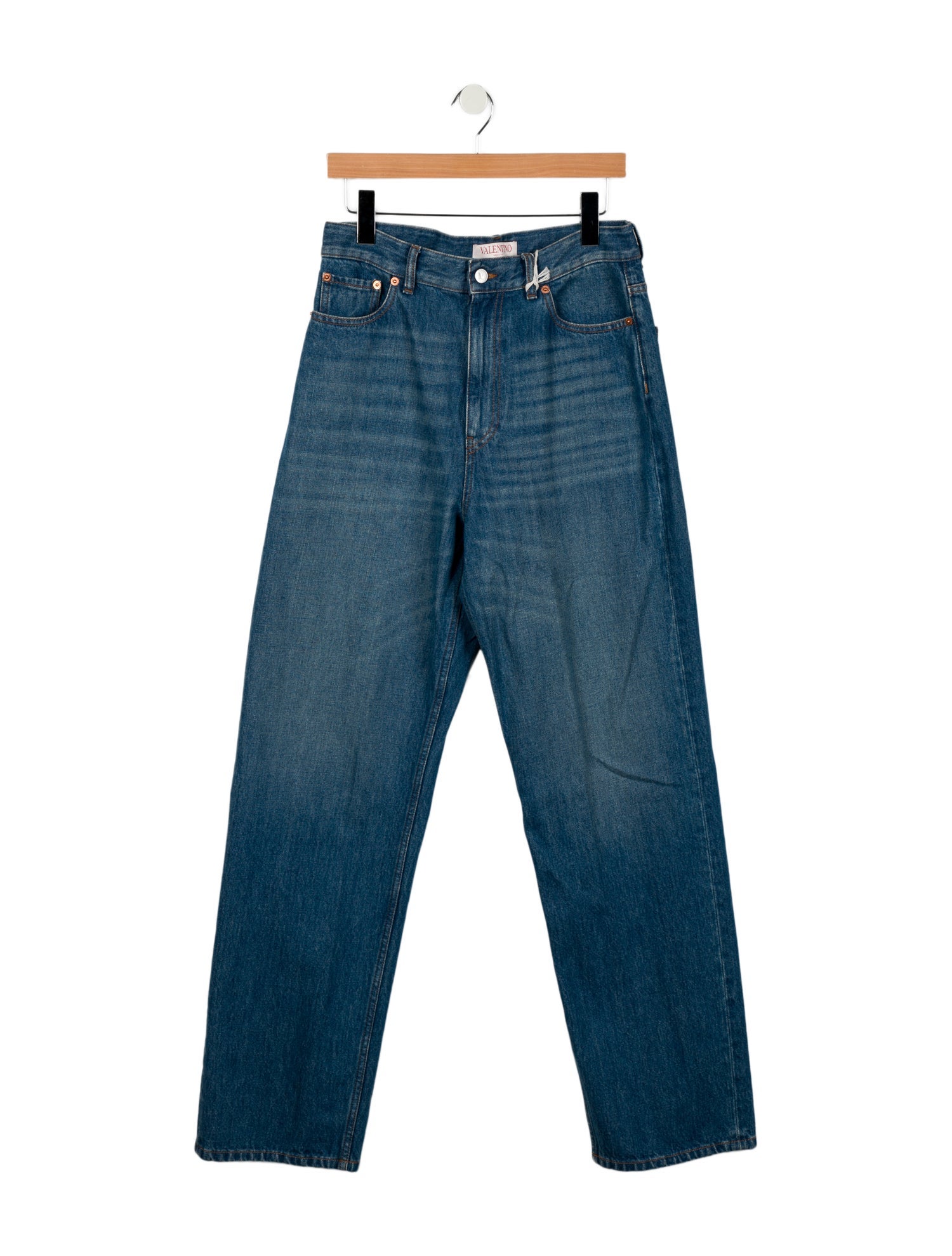 Valentino High-Rise Wide Leg Jeans w/ Tags