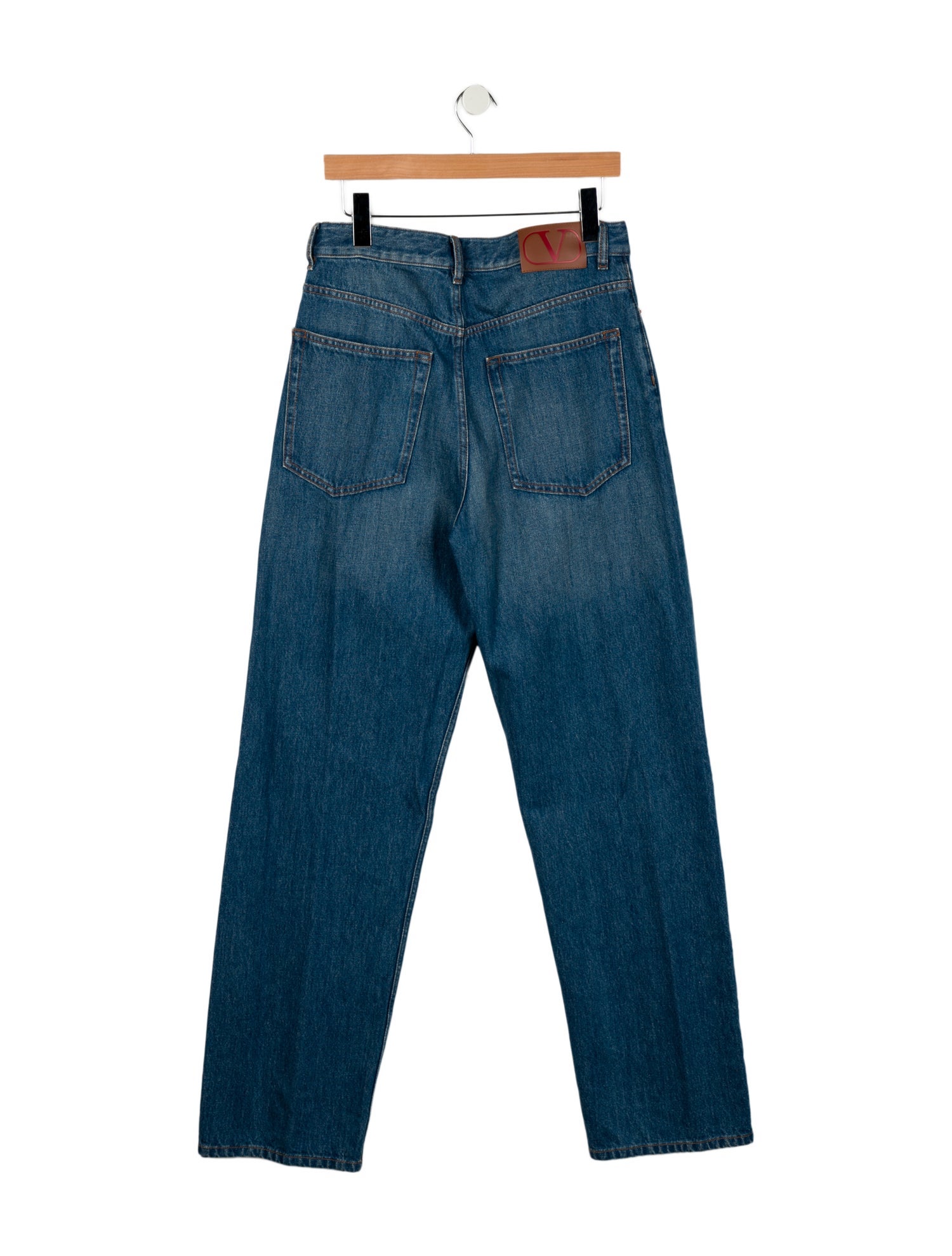 Valentino High-Rise Wide Leg Jeans w/ Tags