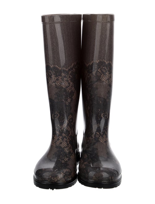 Valentino Rubber Printed Rain Boots