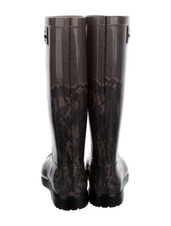 Valentino Rubber Printed Rain Boots