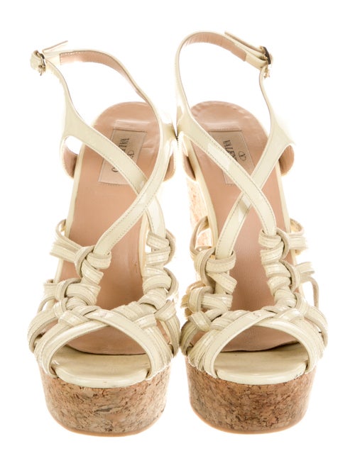 Valentino Patent Leather Espadrilles