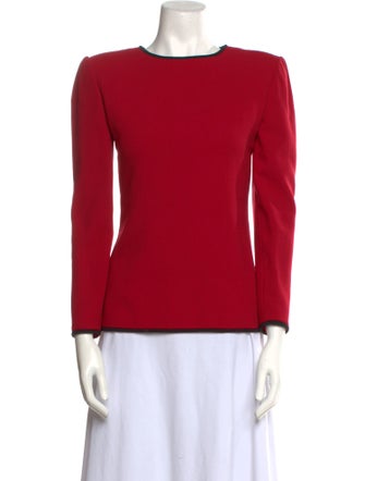 Valentino Crew Neck Long Sleeve Top