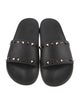 Valentino Rockstud Accents Rubber Slides