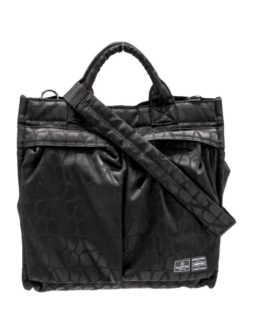 Valentino Nylon X Porter Convertible Briefcase Large