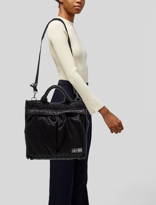 Valentino Nylon X Porter Convertible Briefcase Large