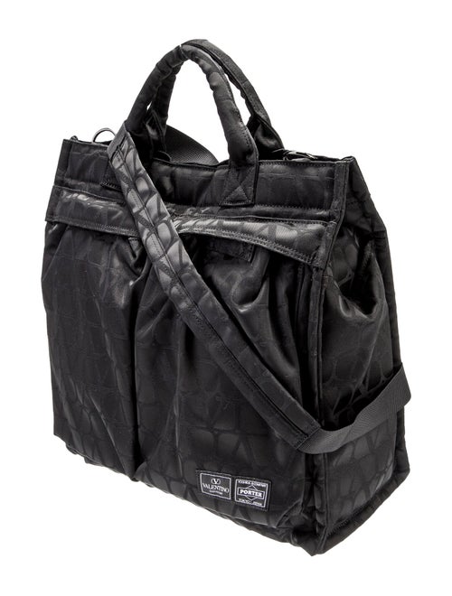 Valentino Nylon X Porter Convertible Briefcase Large