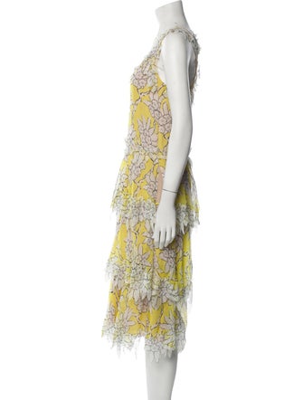 Valentino Silk Midi Length Dress