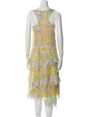 Valentino Silk Midi Length Dress