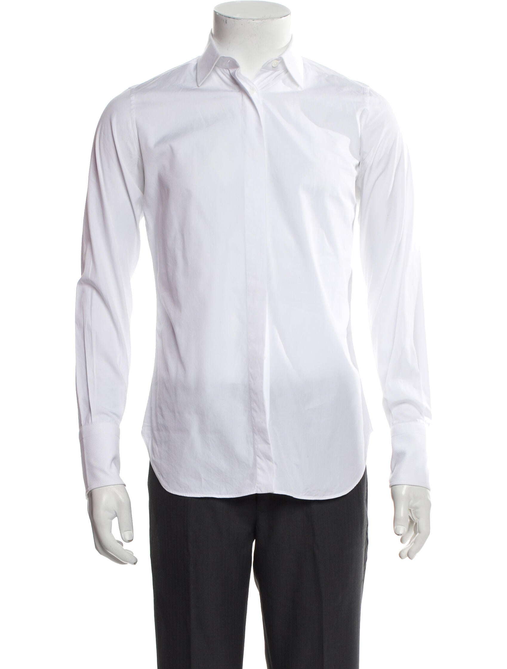 Valentino Rockstud Accents Long Sleeve Dress Shirt