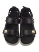 Valentino Rockstud Accents Leather Slides