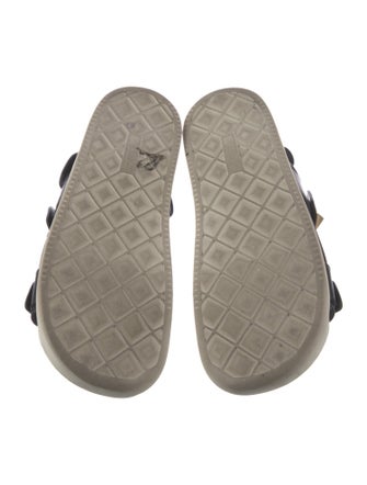 Valentino Rockstud Accents Leather Slides