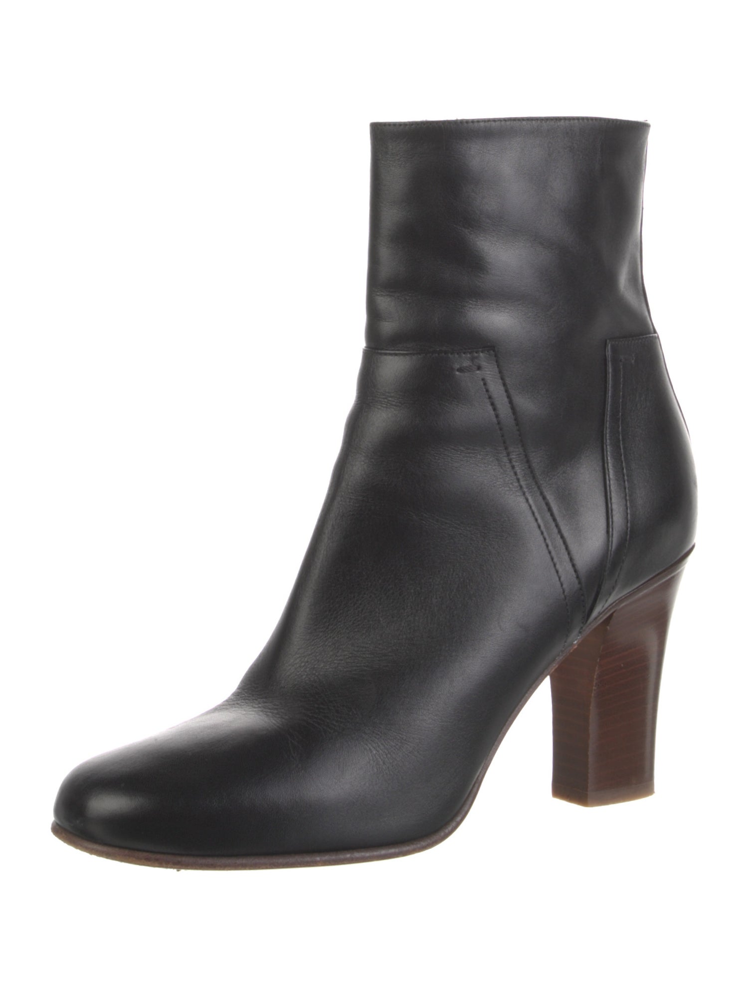 Valentino Rockstud Accents Leather Boots