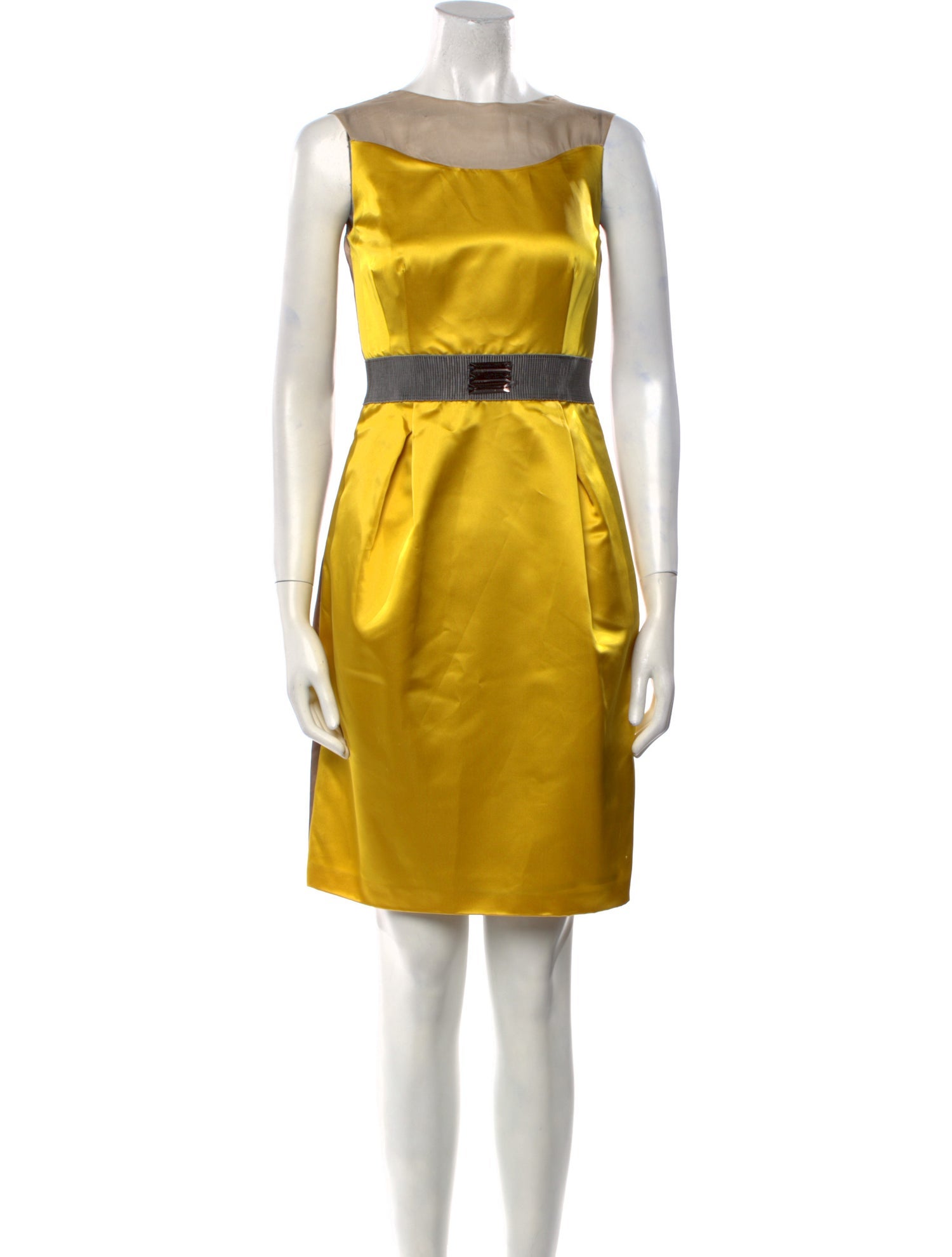 Valentino Bateau Neckline Mini Dress