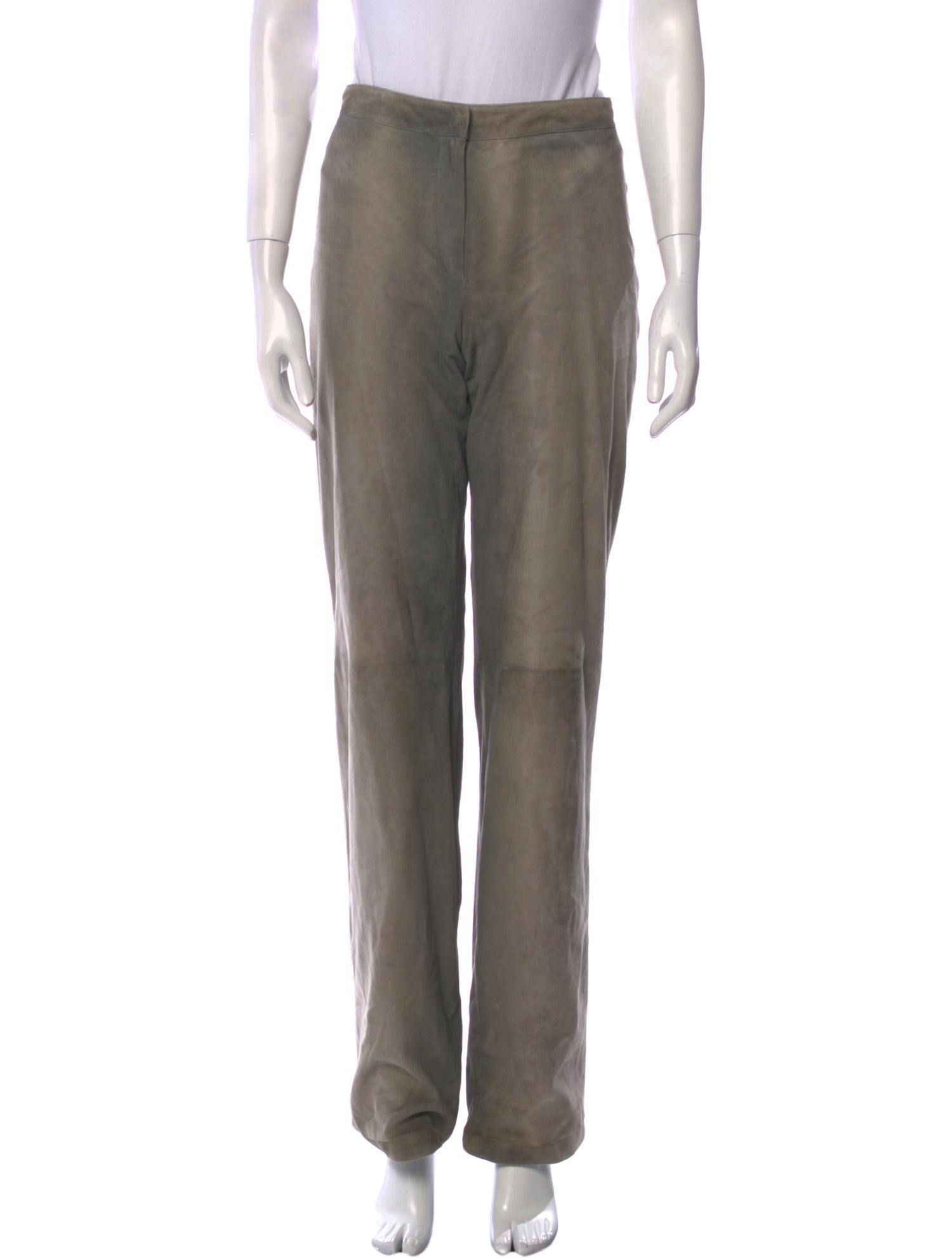 Valentino Leather Wide Leg Pants