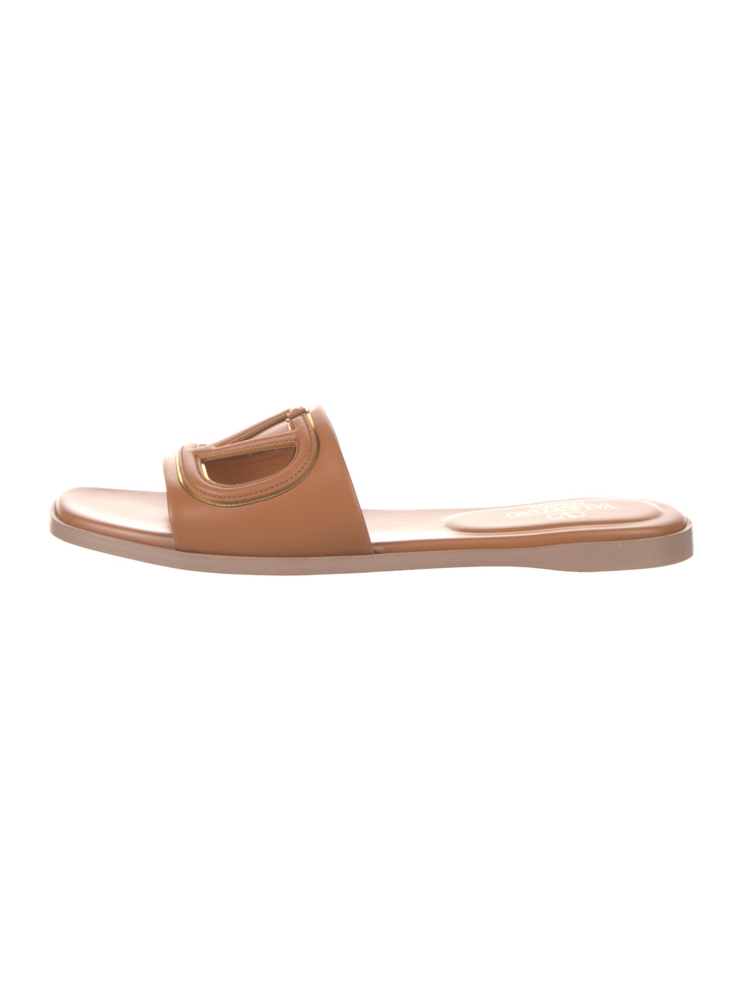 Valentino Leather Slides w/ Tags