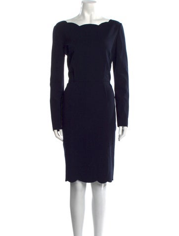 Valentino Dresses Wool Knee-Length Dress M