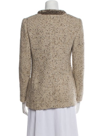 Valentino Wool Tweed Pattern Jacket