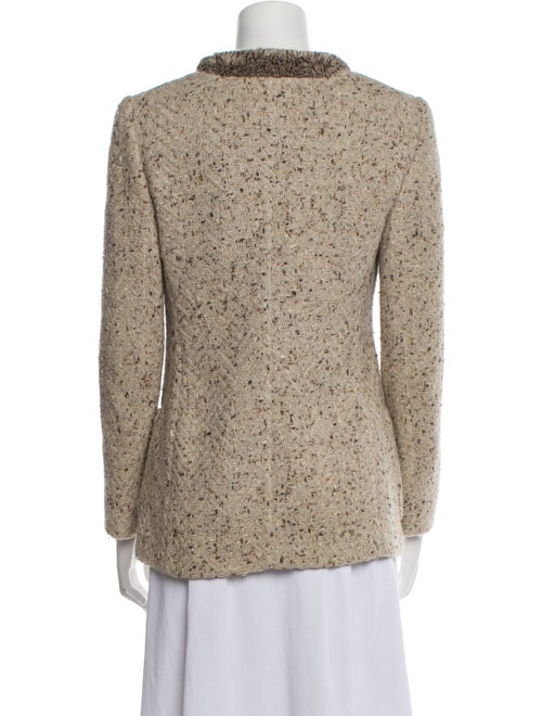 Valentino Wool Tweed Pattern Jacket