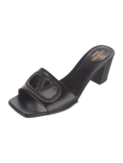 Valentino Leather Slides