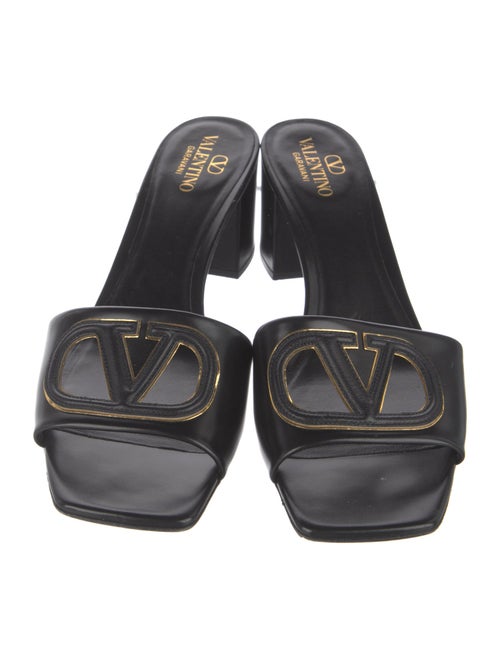 Valentino Leather Slides