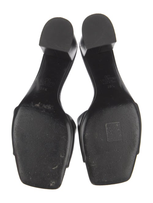 Valentino Leather Slides