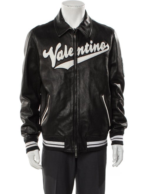 Valentino Graphic Print Varsity Jacket