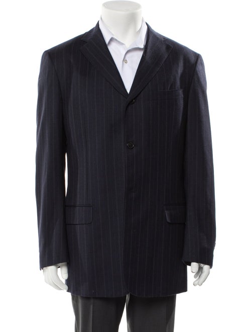 Valentino Virgin Wool Striped Blazer