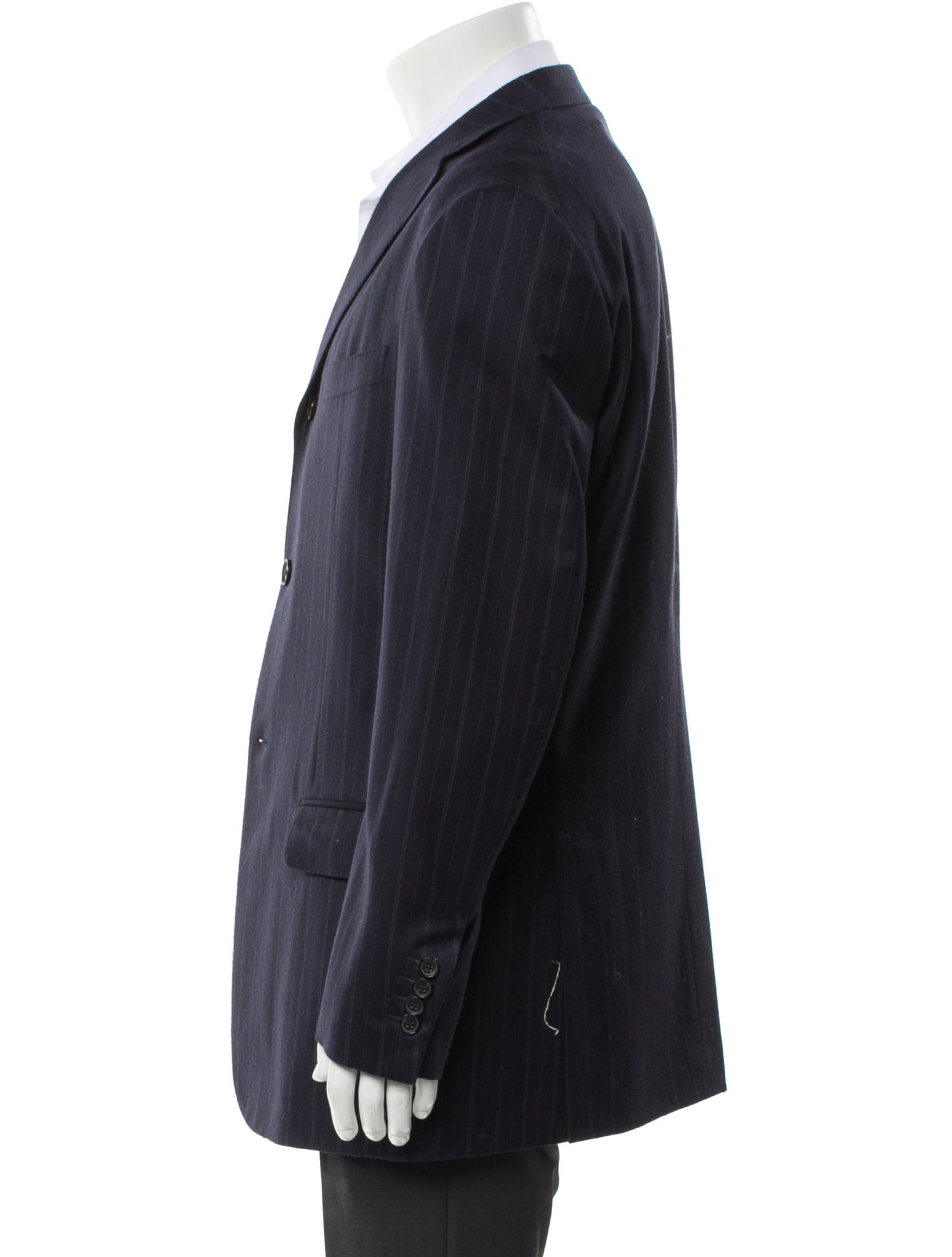 Valentino Virgin Wool Striped Blazer