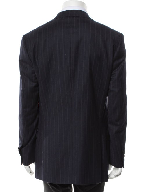 Valentino Virgin Wool Striped Blazer