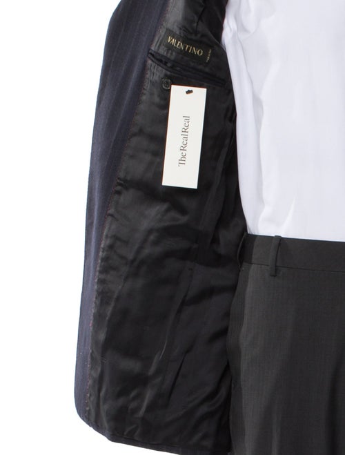 Valentino Virgin Wool Striped Blazer