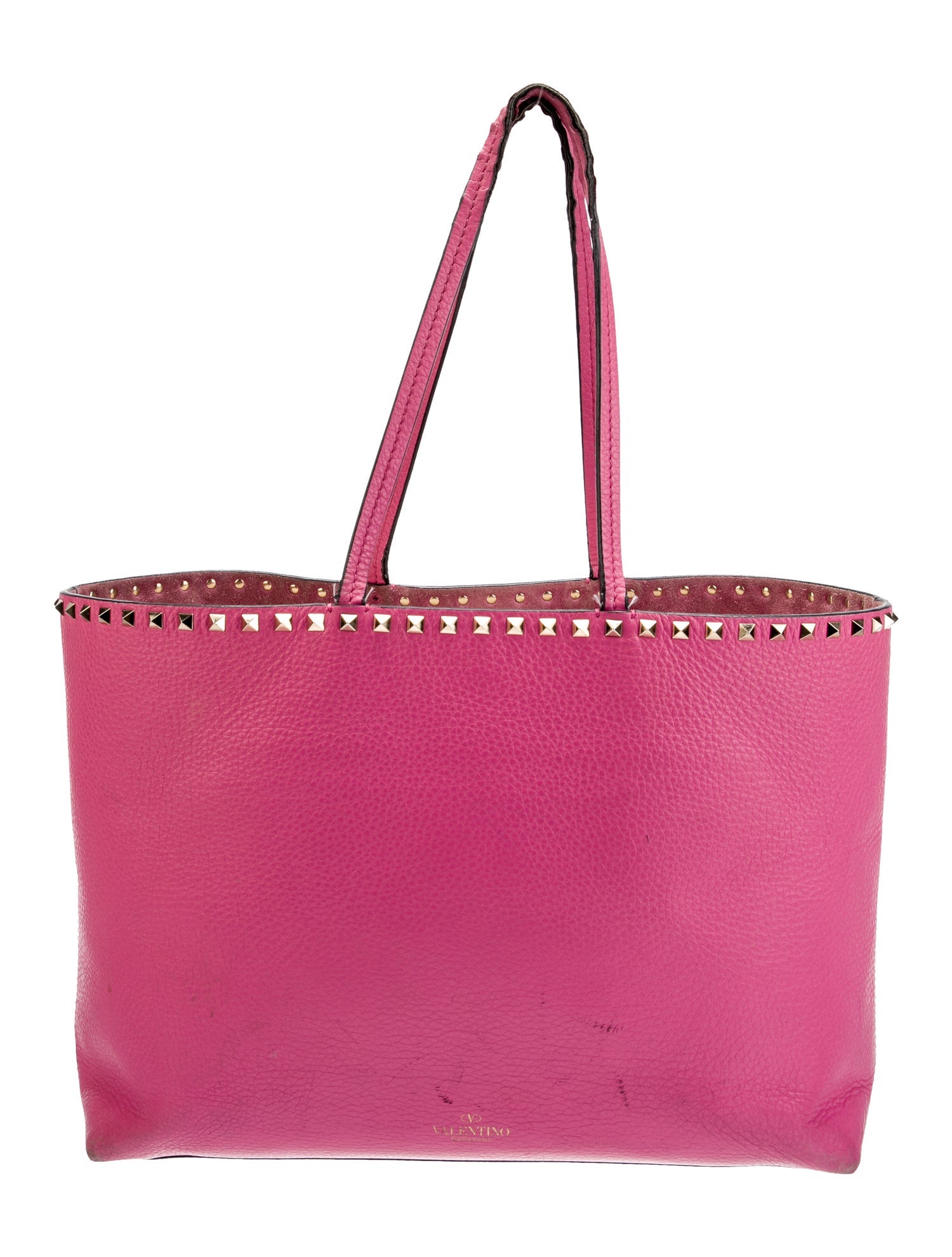 トートバッグ VALENTINO Woman Tote bags Pink 6W0B0R20CVC WRP Valentino Garavani Rockstud Leather Tote Bag | Pink | FARFETCH