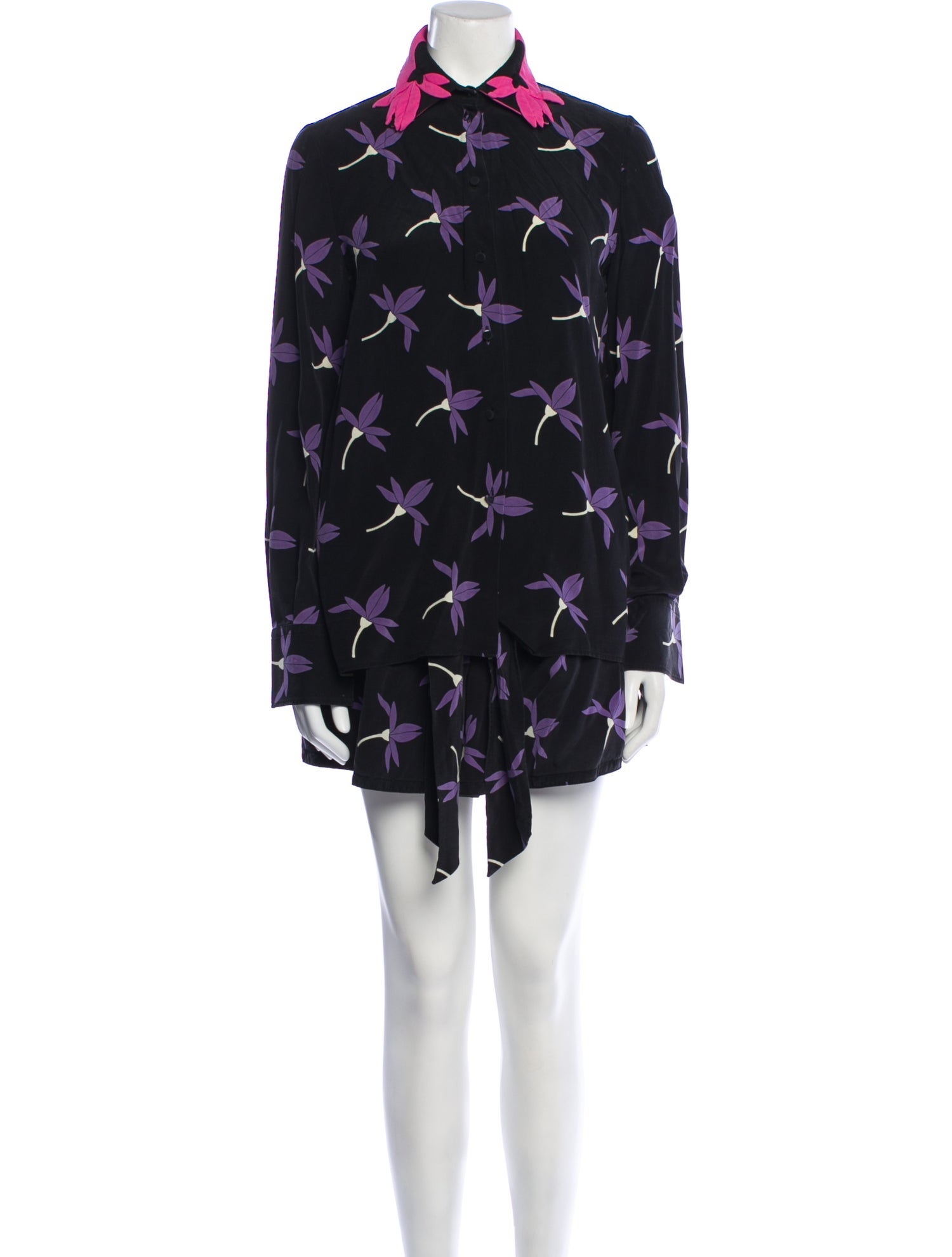 Valentino Silk Printed Short Set