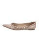 Valentino Rockstud Accents Patent Leather Ballet Flats
