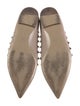 Valentino Rockstud Accents Patent Leather Ballet Flats