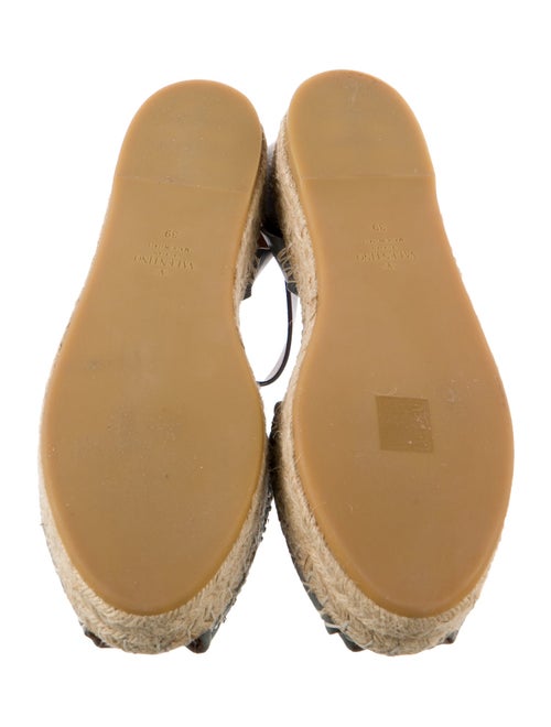 Valentino Suede Studded Accents Espadrilles