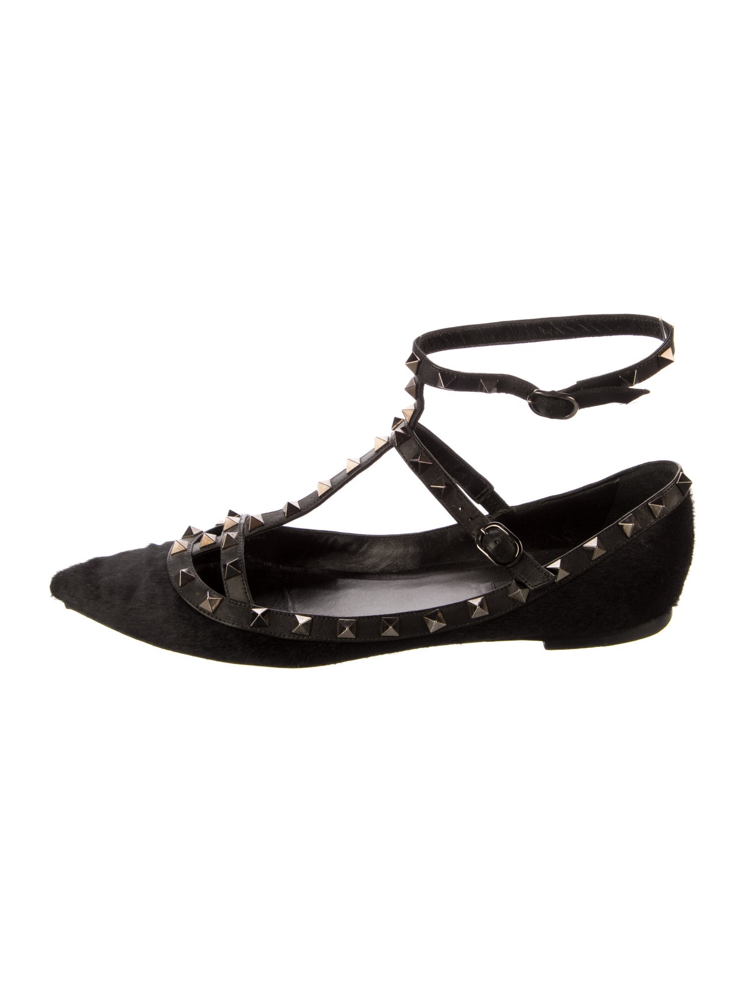 Valentino Ponyhair Ballet Flats
