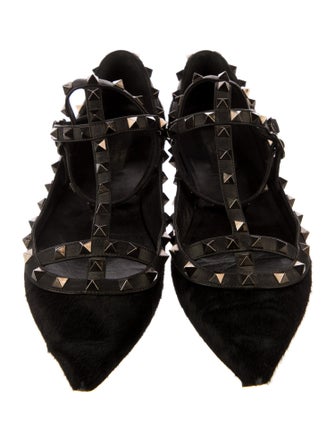Valentino Ponyhair Ballet Flats