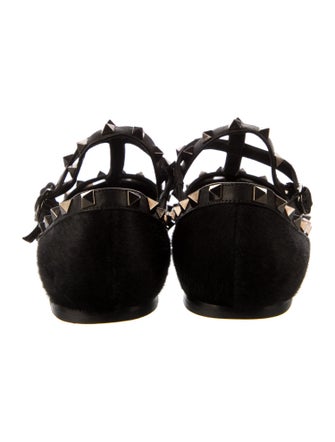 Valentino Ponyhair Ballet Flats