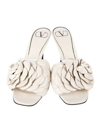 Valentino Leather Slides