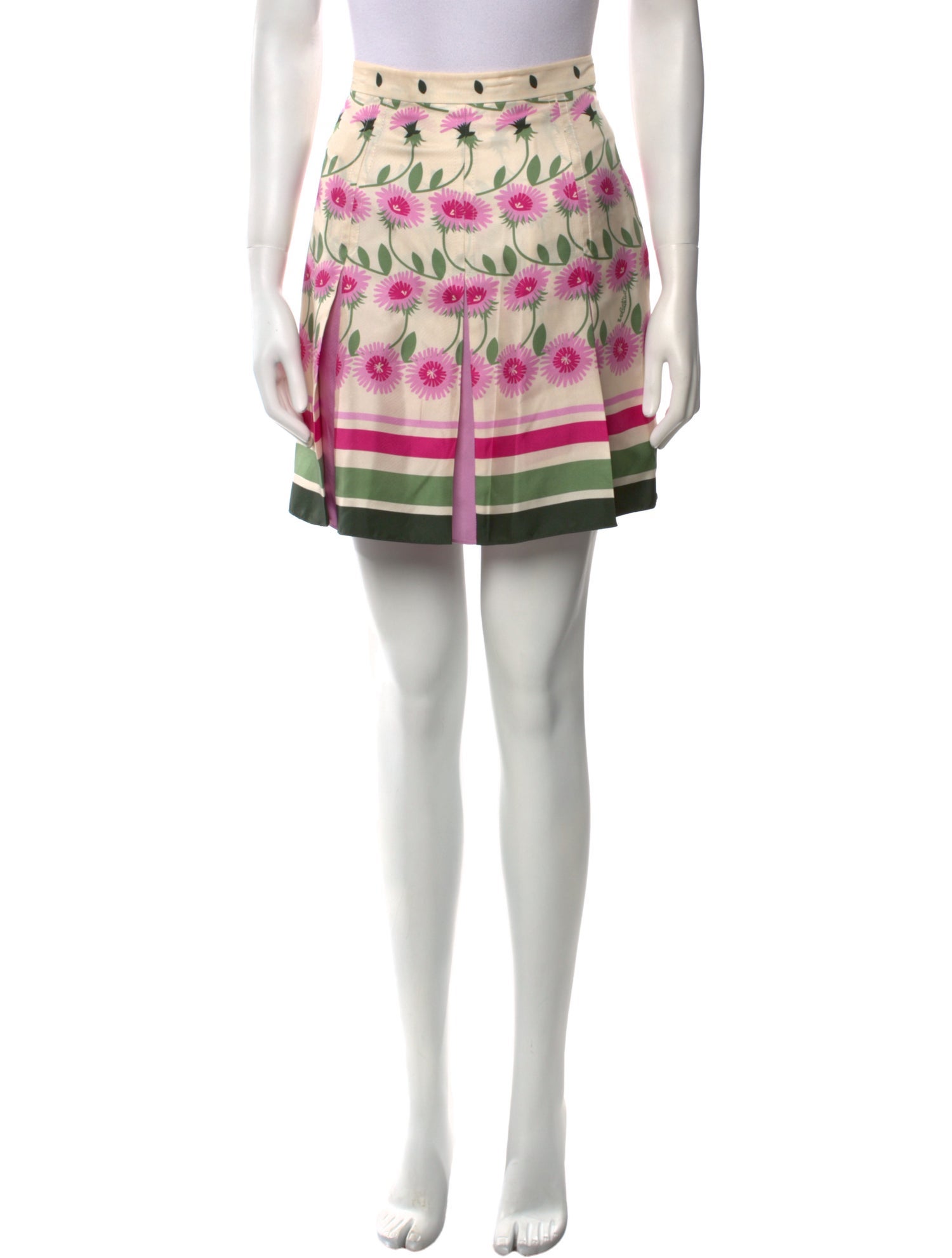Valentino Silk Mini Skirt w/ Tags