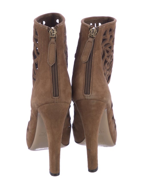 Valentino Leather Lace-Up Boots