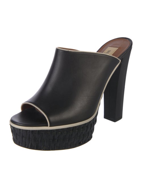 Valentino Leather Slides