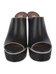 Valentino Leather Slides
