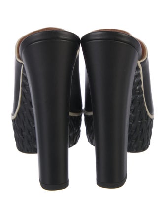 Valentino Leather Slides