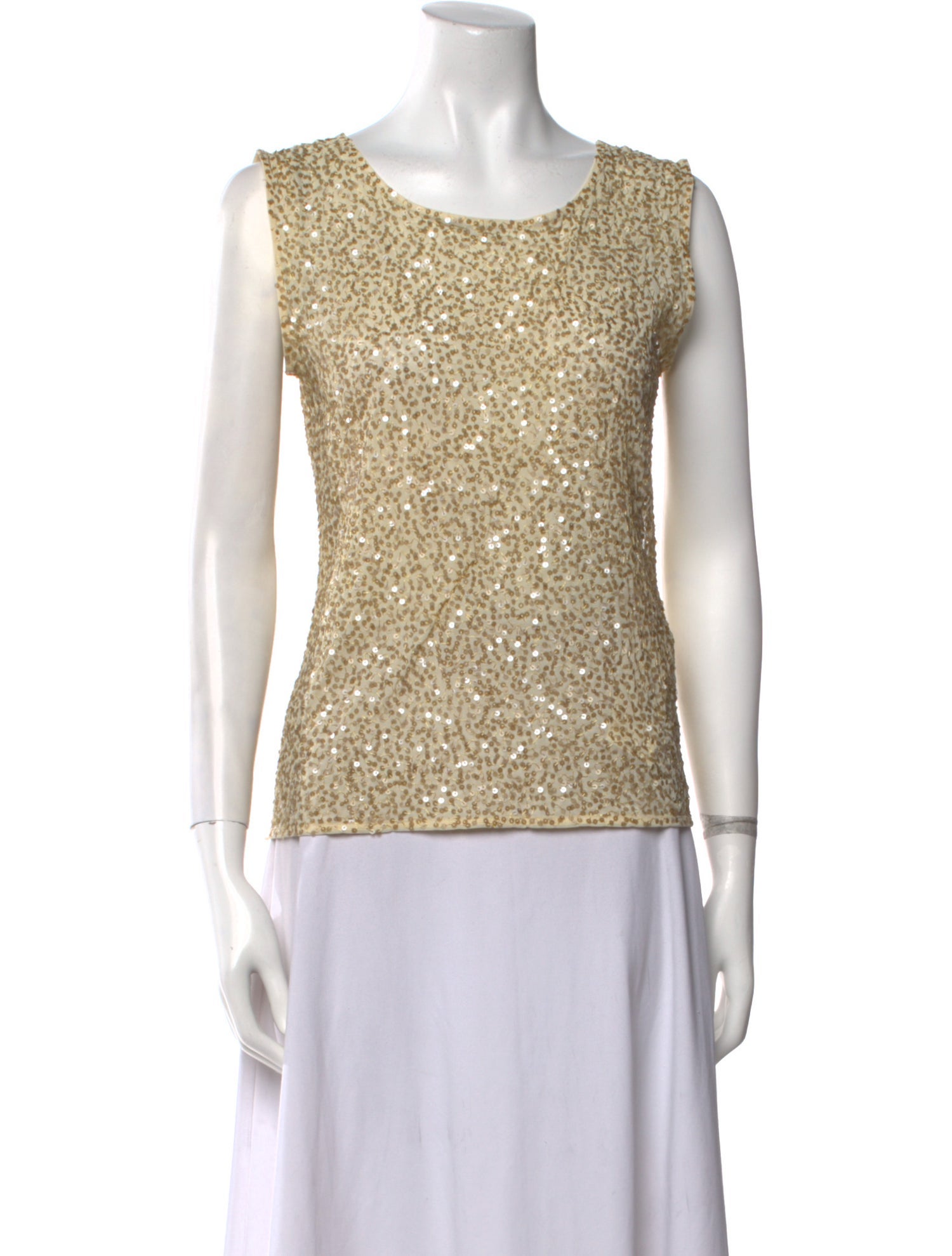 Valentino Scoop Neck Sleeveless Top w/ Tags