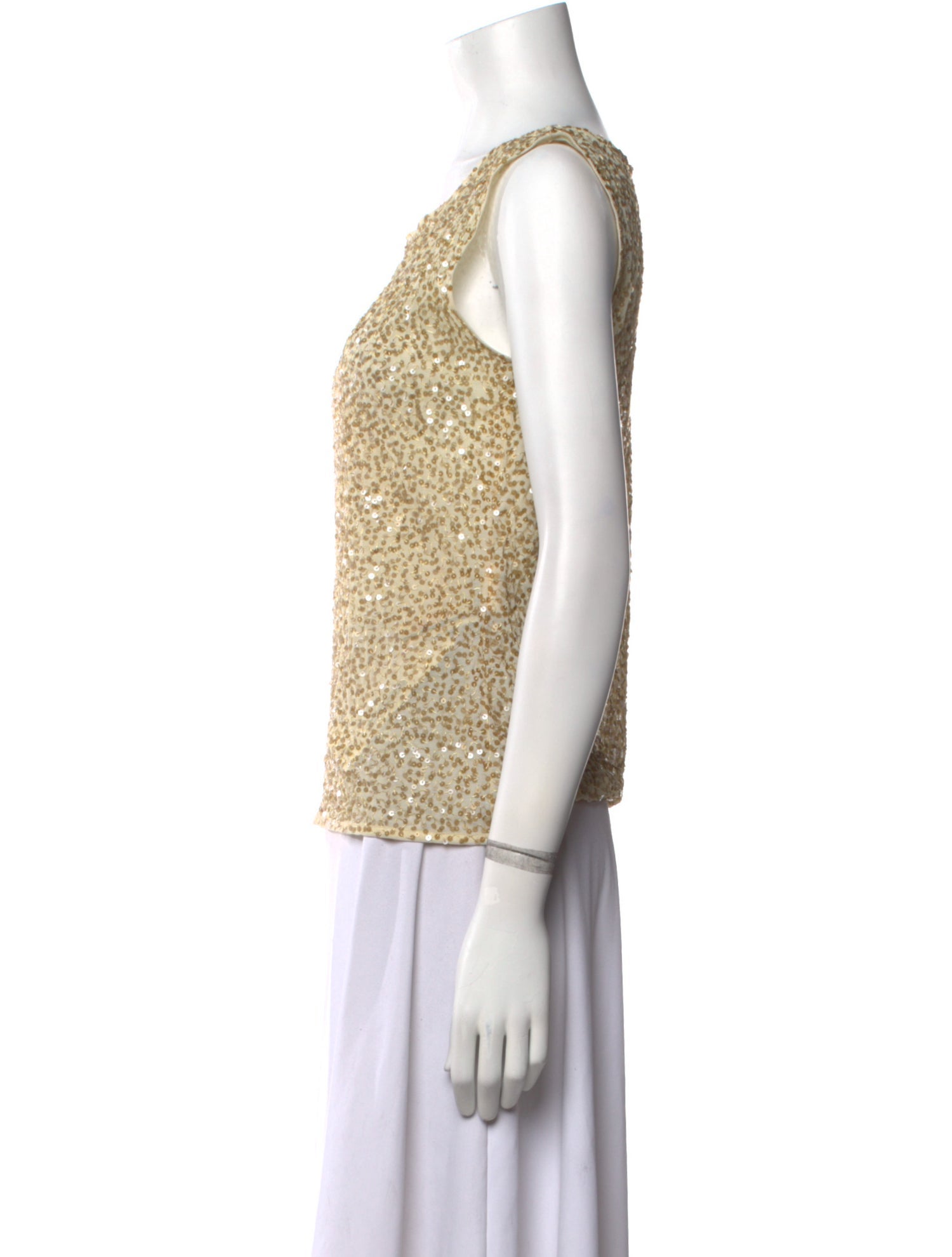 Valentino Scoop Neck Sleeveless Top w/ Tags